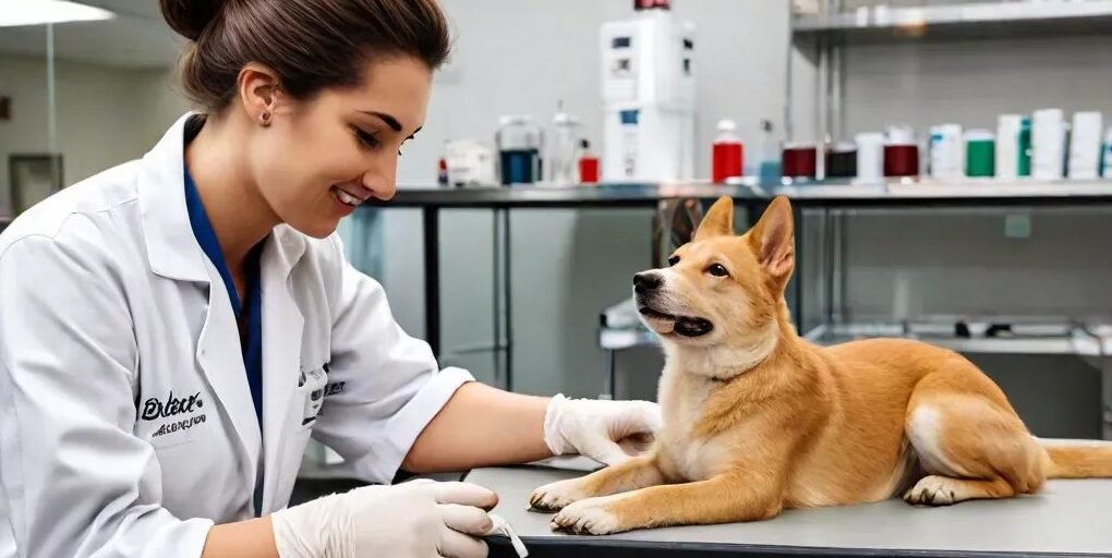 dog bites vet tech